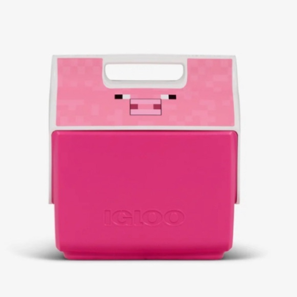Igloo Cooler 9 Can Minecraft Pig Insulated Playmate NWT